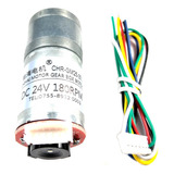  Motor De Engranaje Con Encoder 24v Dc 180 Rpm 