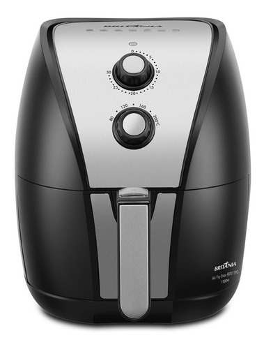 Fritadeira Air Fryer Bfr11pg Inox 4,4l Preta Britânia 220v Cor Preto