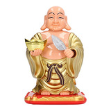 Estatuilla Solar Buda Sonriente 