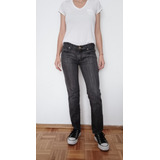 Paula Cahen D'anvers Denim - Jean Gris Oscuro - Slim 