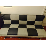 Sofa Cama - Futón  Estilo Ajedrez 