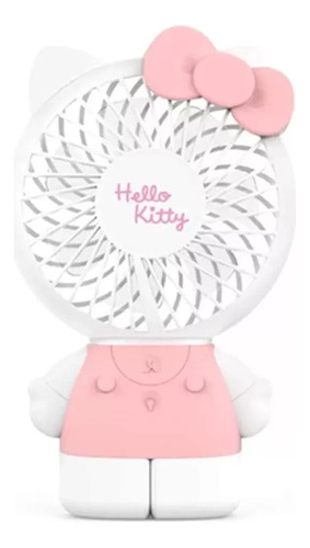 Ventilador Mini Hello Kitty Portatil Usb Recargable