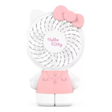 Ventilador Mini Hello Kitty Portatil Usb Recargable