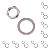 . 10 Guitar Jack Nut Washer Set .