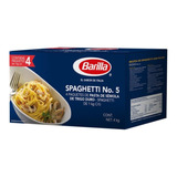 Barilla Spaguetti No. 5 Caja Con 4 Paquetes De 1kg C/u (4kg)