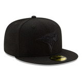 New Era Gorra Blue Jays Black On Black 59fifty Original7 3/4