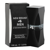 New Brand 4 Men Edt 100ml Perfume Masc - Original - Lacrado