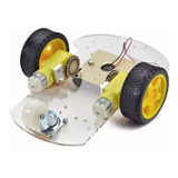 Kit Chasis Auto 2 Ruedas 2 Motores Robotica Microcontrolador