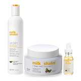 Kit Milk Shake Argan Sha+mas+ac - mL a $880