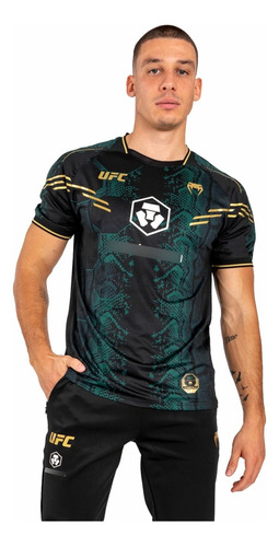 Playera Ufc Venum Fight Night Adrenaline Emerald Men Jersey 