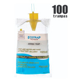 Ecotrap Trampa Para Moscas, 100 Trampas Jumbo 40mil Moscas