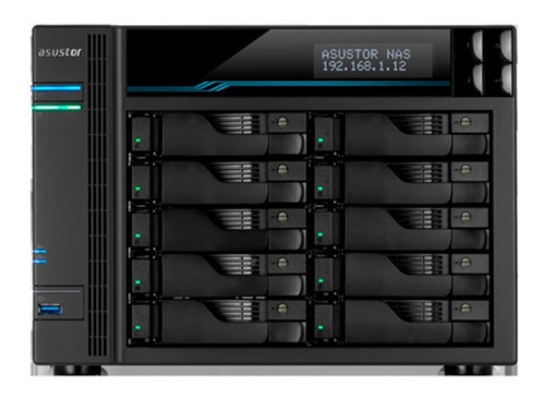Servidor Storage Nas Asustor As6510t Intel Quadcore 8gb Ddr4