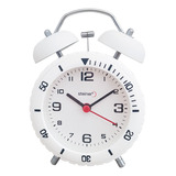 Reloj Despertador  Steiner Blanco - Análogo - Campanas