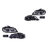 Par Juego Faros Audi A3 2009 - 2012 4 Y 5 Puertas Sxc