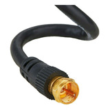 Cables Direct Online Cable Coaxial De Doble Escudo Rg6 Negro