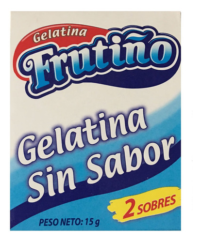 Frutino Gelatina Sin Sabor 2 Sobres (0.53 Oz)