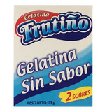 Frutino Gelatina Sin Sabor 2 Sobres (0.53 Oz)