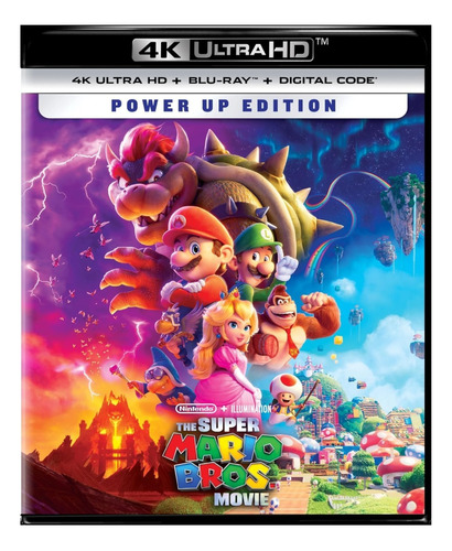 Pelicula De Super Mario Bros Edicion Power Up 4k Ultra Hd