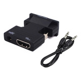 Adaptador Convertidor Hdmi A Vga - Hdmi Hembra / Vga Macho