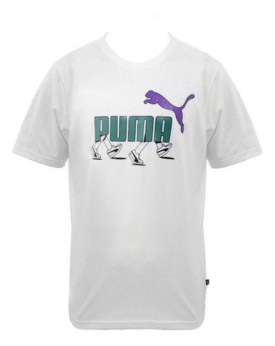 Remera Puma Moda Graphics Sneaker Hombre Bl Tienda Oficial