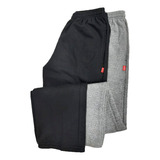 Pack X 2 Pantalones Jogging Hombre Clásico Talle Especial