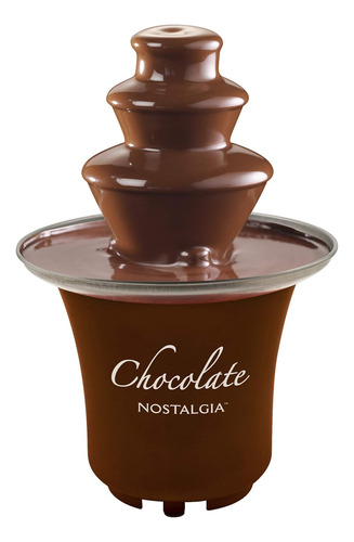 Fuente De Fondue Chocolate 3 Niveles Nostal Capacidad 8 Oz