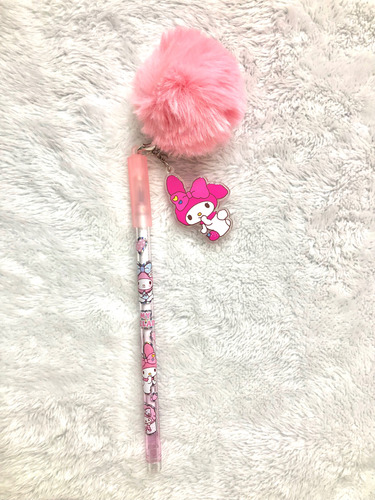 Pluma Multicolor Sanrio Kawaii Papeleria Hello Kitty Unidad