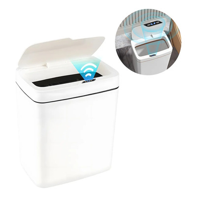 Cubo 18l Blanco Inteligente Con Sensor | Envío gratis