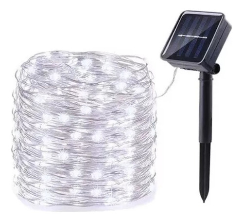 Luz De Navidad Solar 30 Metros 300 Leds Tipo Manguera