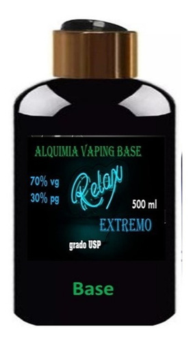 Vapeo Base 500 Ml 70 Gliserina, 30 Pro - L a $59000