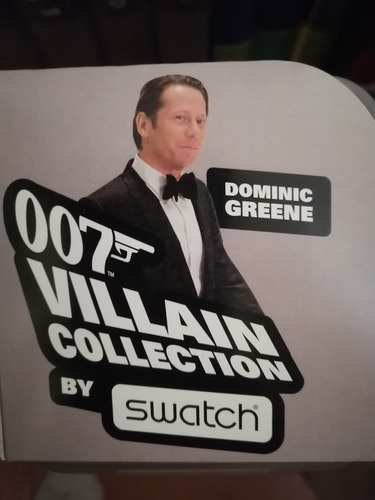 James Bond 007 / Reloj Swatch Villain Collection Greene 