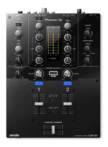 Pioneer Dj Mixer Djm-s3 2 Ch Scrtach Style