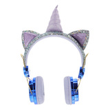 Auriculares Con Diadema Para Niños, Unicornio, Dibujos Anima