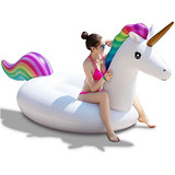 Jasonwell Flotador De Piscina De Unicornio Inflable Gigante 