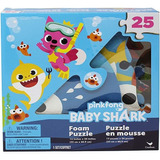 Pinkfong Baby Shark - Puzzle De 25 Piezas De Espuma Para Fam