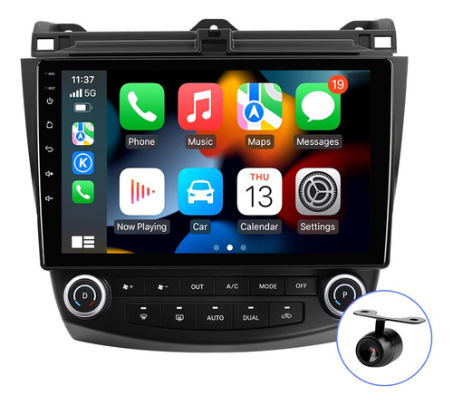 Estéreo 2gb Carplay Cámara Para Honda Accord 2003-2007 Gps