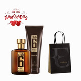 Colônia Club 6 Voyage 95ml + Shampoo 250ml Eudora + Sacola