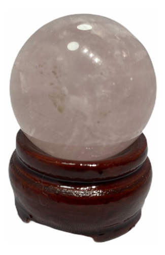 Esfera Cuarzo Rosado Piedra Natural 4 Cm