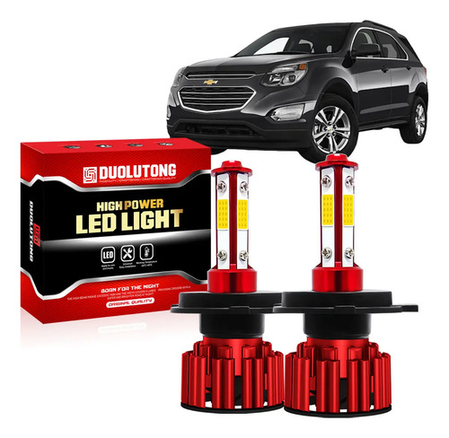 Kit Focos Delanteros Led H4 Luz Alta Y Baja Para Chevrolet