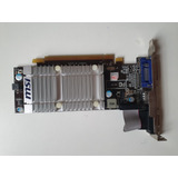 Placa Video Pci-e Msi R5450 64bit  1gb Ddr3 Vga Hdmi Dvi 