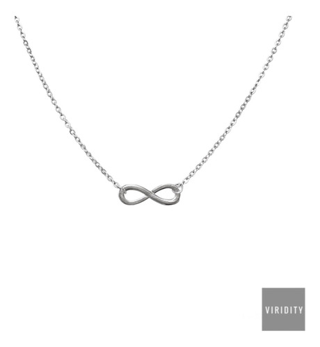 Collar Con Dije Infinito Regalo Hombre Mujer Acero