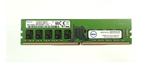 Memória 16gb  Dell 2rx8 Ddr4 2666mhz Ecc Udimm Snpvdfydc/16g