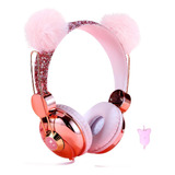 Auriculares Loakyo Kids Para Niñas, Lindos Orejas De Oso Con