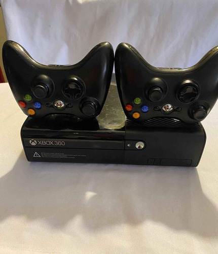 Xbox 360 Ultraslim Con 2 Controles Dd250gb Envío Gratis 