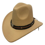 Sombrero Cowboy / Cowgirl Simil Gamuza - Calidad Premium
