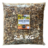 2,5kg Seixo De Rio Rolado Natural Cacto Suculentas Decoração