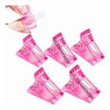 Pack De 5 Pinzas Color Para Polygel (clips Para Dual System)