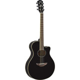 Guitarra Electroacústica Yamaha Apx600 Para Diestros Black Palo De Rosa Brillante