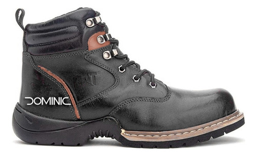 Borcego Cuero Hombre Urbano Steel Toe Cat Import