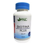 Biotina Plus 60 Cáp Fortalece Las Uñas Y Cabello 